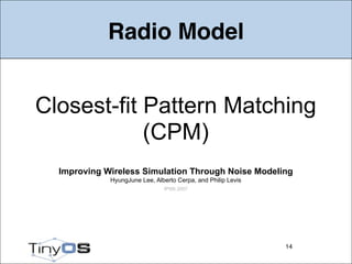 TinyOS 2.1 Tutorial: TOSSIM