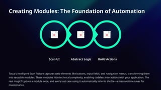 Tosca Modules (Web Automation) — Building Blocks of Scriptless Testing ...