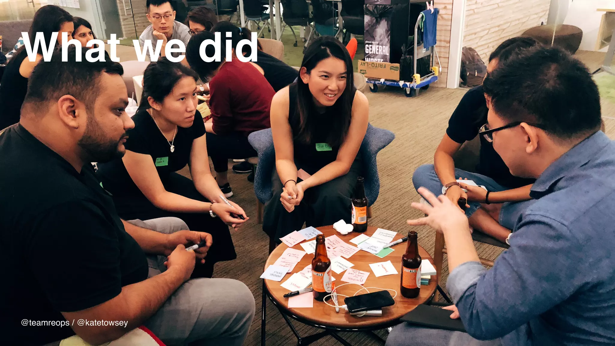 What we did
@teamreops / @katetowsey
 