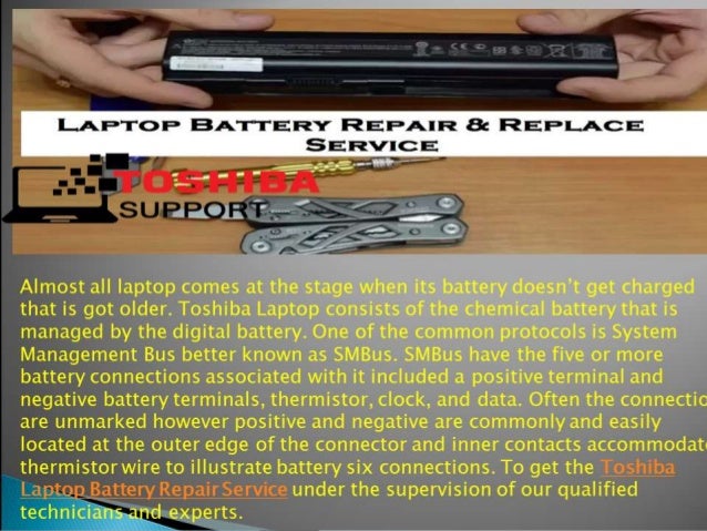 Repair Toshiba Laptop Battery 1800 256 0160 Helpdesk