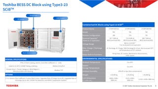 Toshiba SCiB Battery Energy Storage Systems for Heavy Duty Applications ...