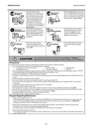 도시바프린터 TEC B-EX4T1 열전사감열 산업용 프리미엄 바코드프린터 매뉴얼 | PDF
