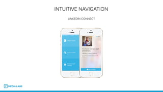 INTUITIVE NAVIGATION
LINKEDIN CONNECT
 