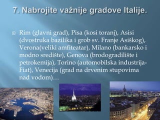 Kviz o Italiji | PPT