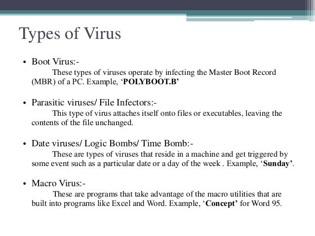 Antivirus is an example of what software