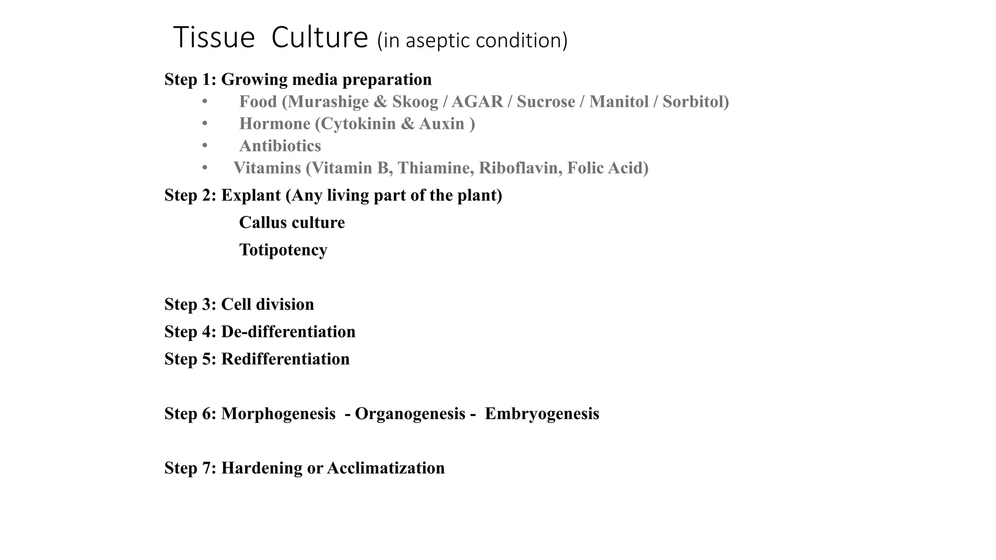 To study plant tissue culture laboratory design and set up | PPTX