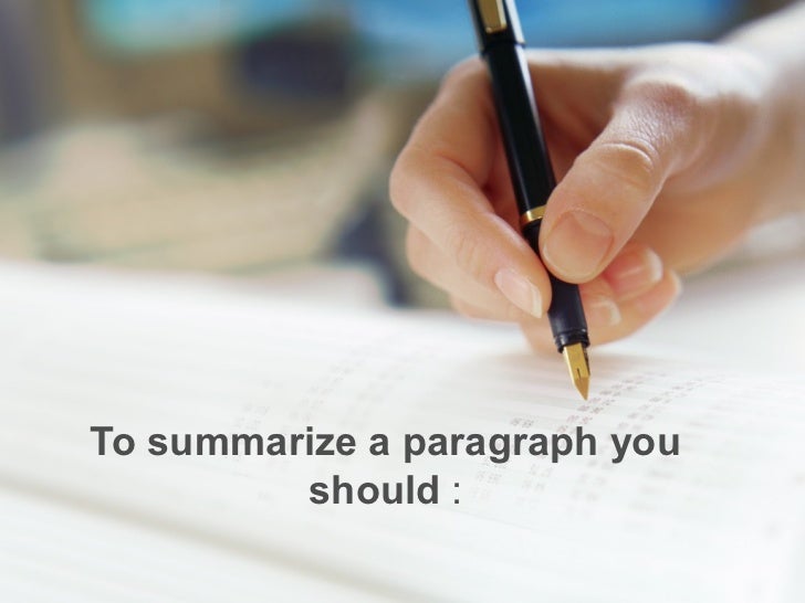 a website to summarize a paragraph a website to summarize a paragraph