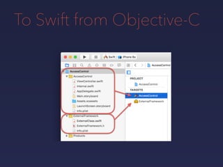 To Swift from Objective-C
 