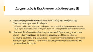 Το Σχίσμα των δύο Εκκλησιών (1054)