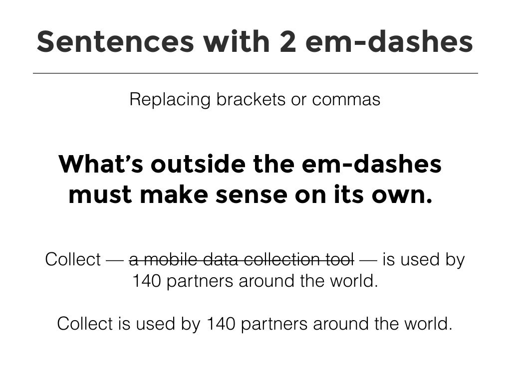 Sentences with 2 emdashes Replacing