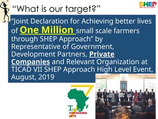 Shep Approach Empowering Smallholder Farmers through SHEP: Market-Oriented ...