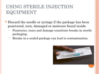 Safety Box Injection Safe Injection Practices and Injection Safety | PPTX
