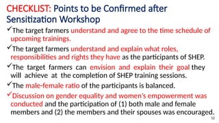 Shep Approach Comprehensive Guide to Implementing Sensitization Workshops in SHEP | PPTX