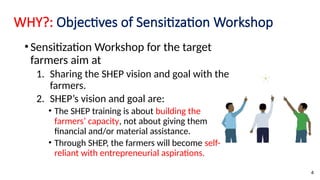Shep Approach Comprehensive Guide to Implementing Sensitization Workshops in SHEP | PPTX
