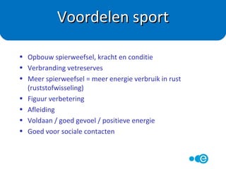 Of check de voorbeelden uit workshop 1.
Krachttraining ideeën
 