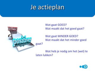 Onbewust
Bewust
Voorbereiden
Actie
Volhouden
Terugval
 