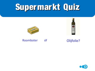 ‘Halva’ of ‘Halfvol’: product bevat helft minder suiker
of vet dan overeenkomstige ‘volle’ producten.
Mayonaise bevat 80% olie, dus halvanaise 40 %
Bijvoorbeeld:
* Halvajam (50% minder suiker dan gewone jam)
* Halfvolle melk (50% minder vet dan volle melk)
Halfvol
 