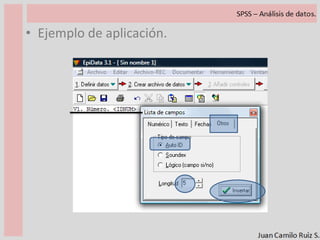 3. EpiDataHerramientas de mayor aplicación.