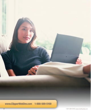 www.ClipperWebDev.com 1-888-569-5100
24                                          1-877-509-7070 | www.totalloyalty.com
 