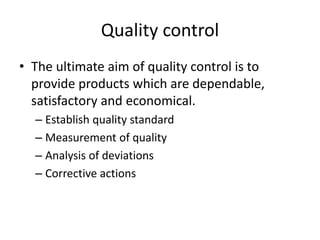 Total quality-system