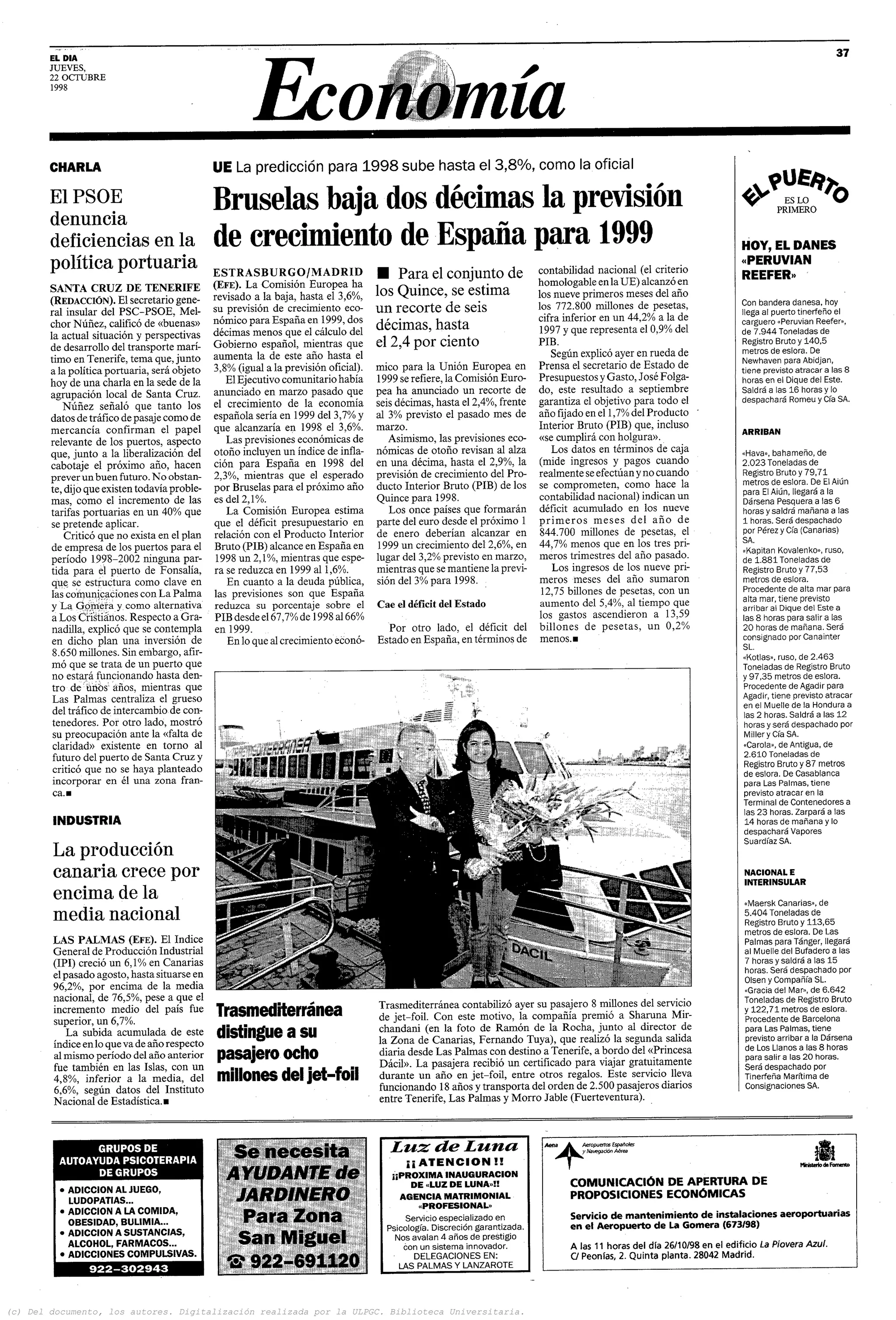 (c) Del documento, los autores. Digitalización realizada por la ULPGC. Biblioteca Universitaria.
 