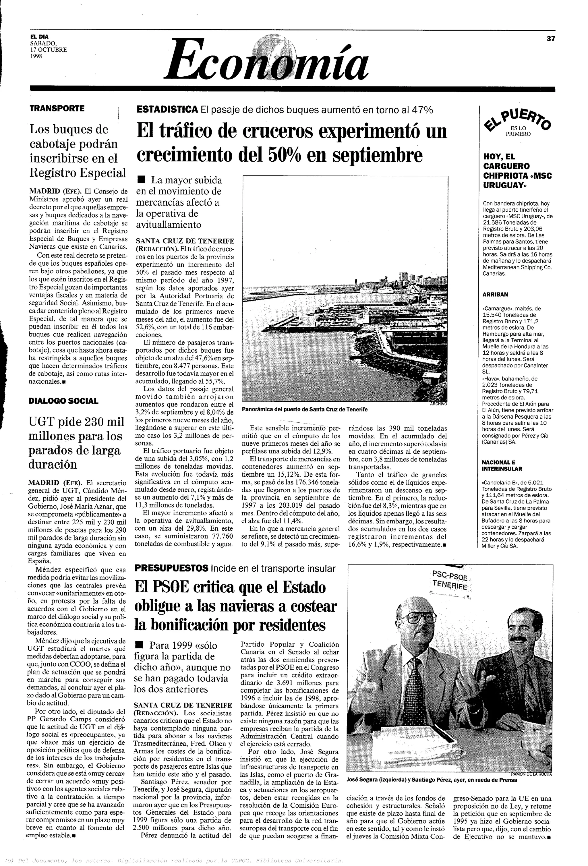 (c) Del documento, los autores. Digitalización realizada por la ULPGC. Biblioteca Universitaria.
 