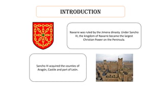 The christians kingdoms of Leon
and Castile
Origins
During the 11 , 12, 13 centuries, this
kingdoms were linked. They
weren´t like the modern states:
• They expanded is they conquered
new territories, but they were also
divided as a result of royal
inheritance .
• Were sometimes ruled by the
same monarchs, and sometimes
formed separate kingdoms.
 