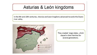 He was king of Pamplona from the year 1004 until his death.
Dominó by marriage in Castile, Álava and Monzón (1028-1035),
that increased with the county of Cea (1030-1035). He added to
his dominions the territories of Sobrarbe and Ribagorza from
1015 and 1018, respectively. His intervention in the heart of the
kingdom of Leon in 1034-35 has been the subject of opposing
interpretations: from a lightning war to a more or less voluntary
collaboration with Bermudo III (since the documentation does
not mention struggles between Leonese and Navarre).
His parents were Garcia
Sanchez II the Temblón and
the queen Jimena
Fernandez, daughter of
Fernando Bermúdez, count
of Cea, and the countess
Elvira Diaz of the house of
Saldaña.
County of Castilla
And
County of Ribagorza
Sancho III life
 