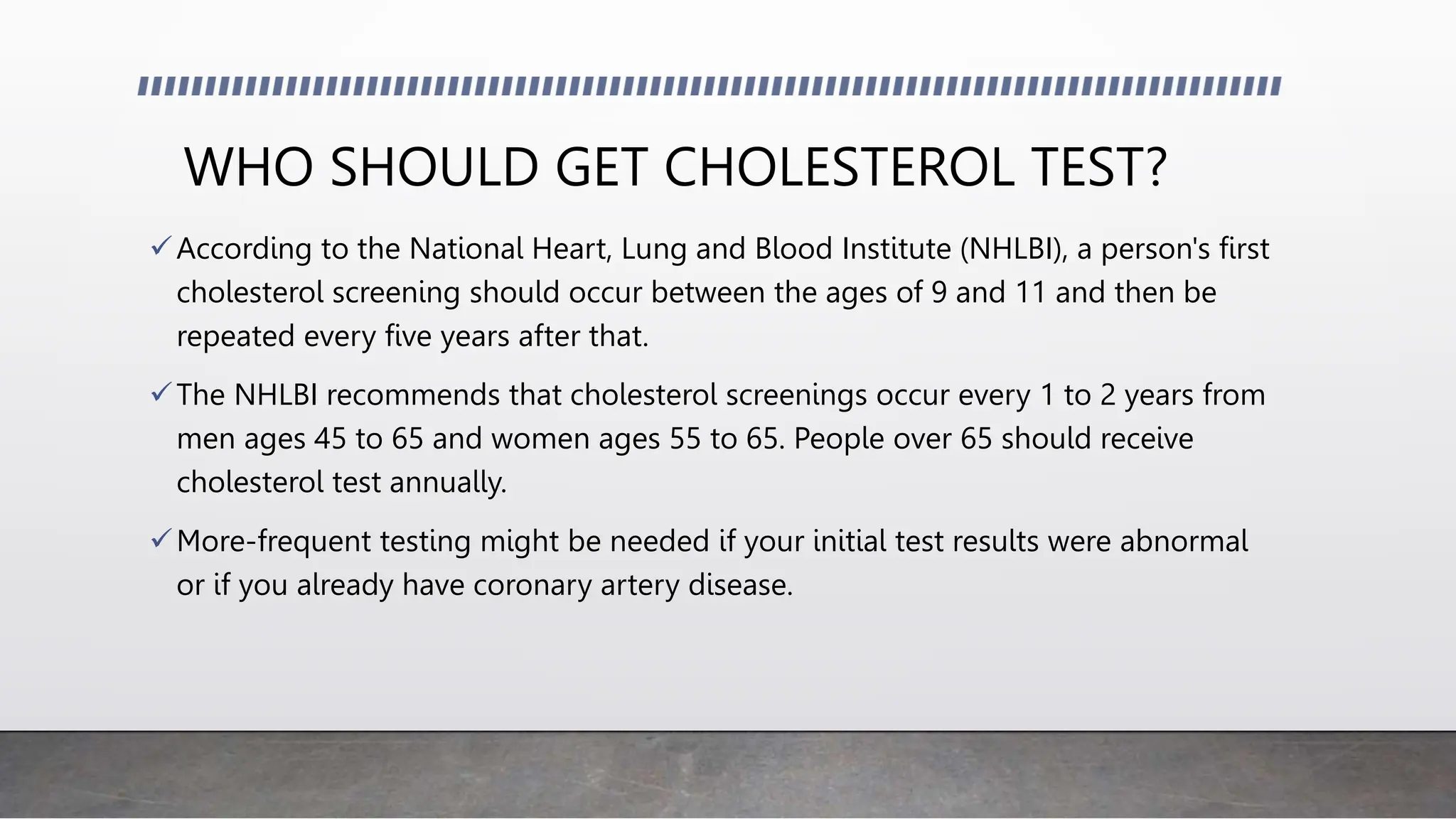 TOTAL CHOLESTEROL (lipid profile test).pptx