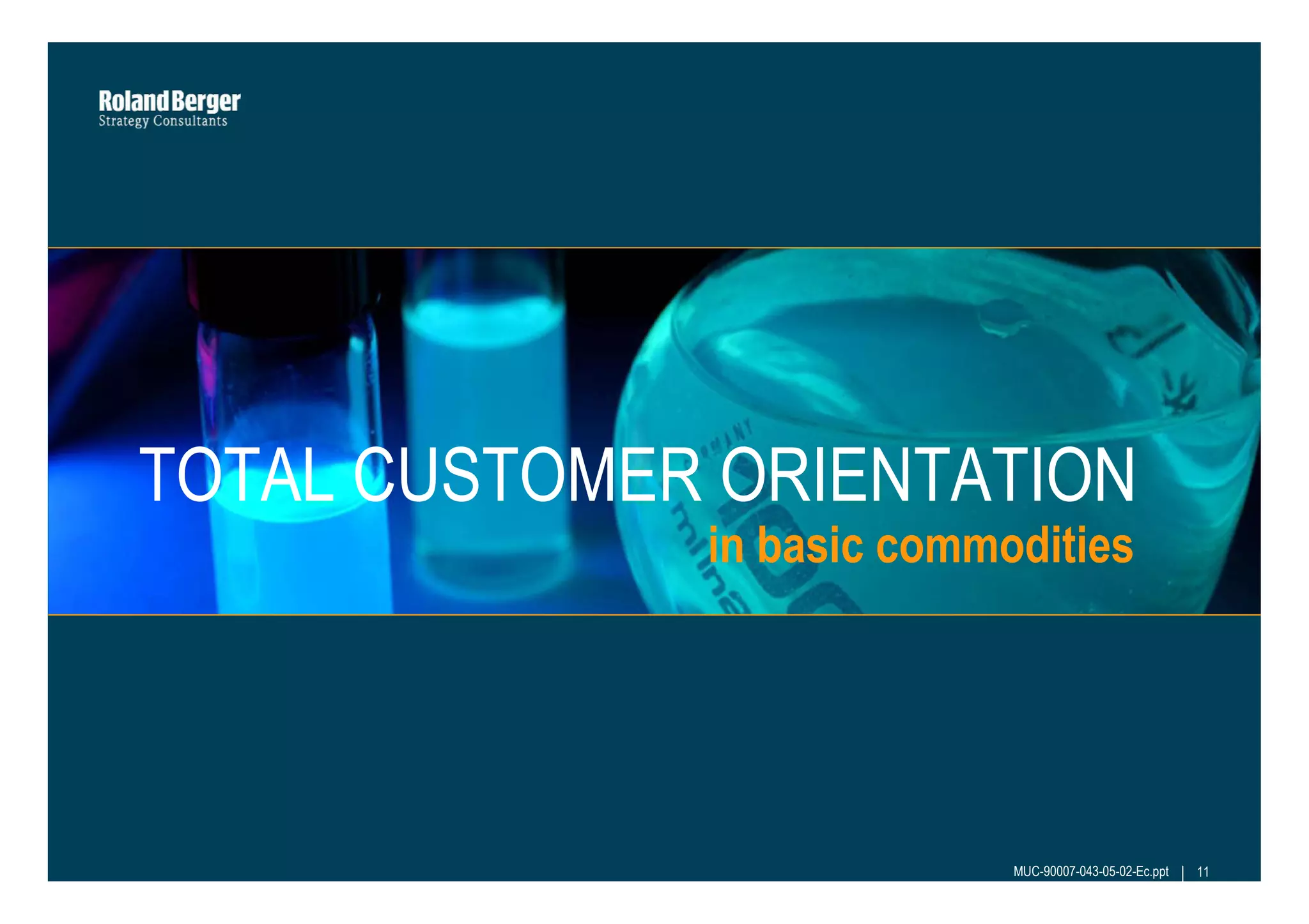 TOTAL CUSTOMER ORIENTATION
in basic commodities

MUC-90007-043-05-02-Ec.ppt

11

 