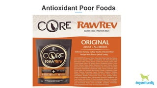 Antioxidant LossAntioxidant Poor Foods
 