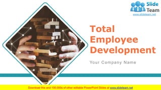Total
Employee
Development
Your Company Name
 