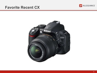 15
Favorite Recent CX
 