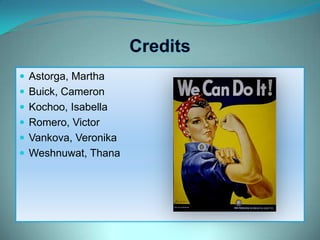 CreditsAstorga, MarthaBuick, CameronKochoo, IsabellaRomero, VictorVankova, VeronikaWeshnuwat, Thana