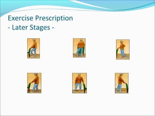 Exercise Prescription
- Later Stages -
 