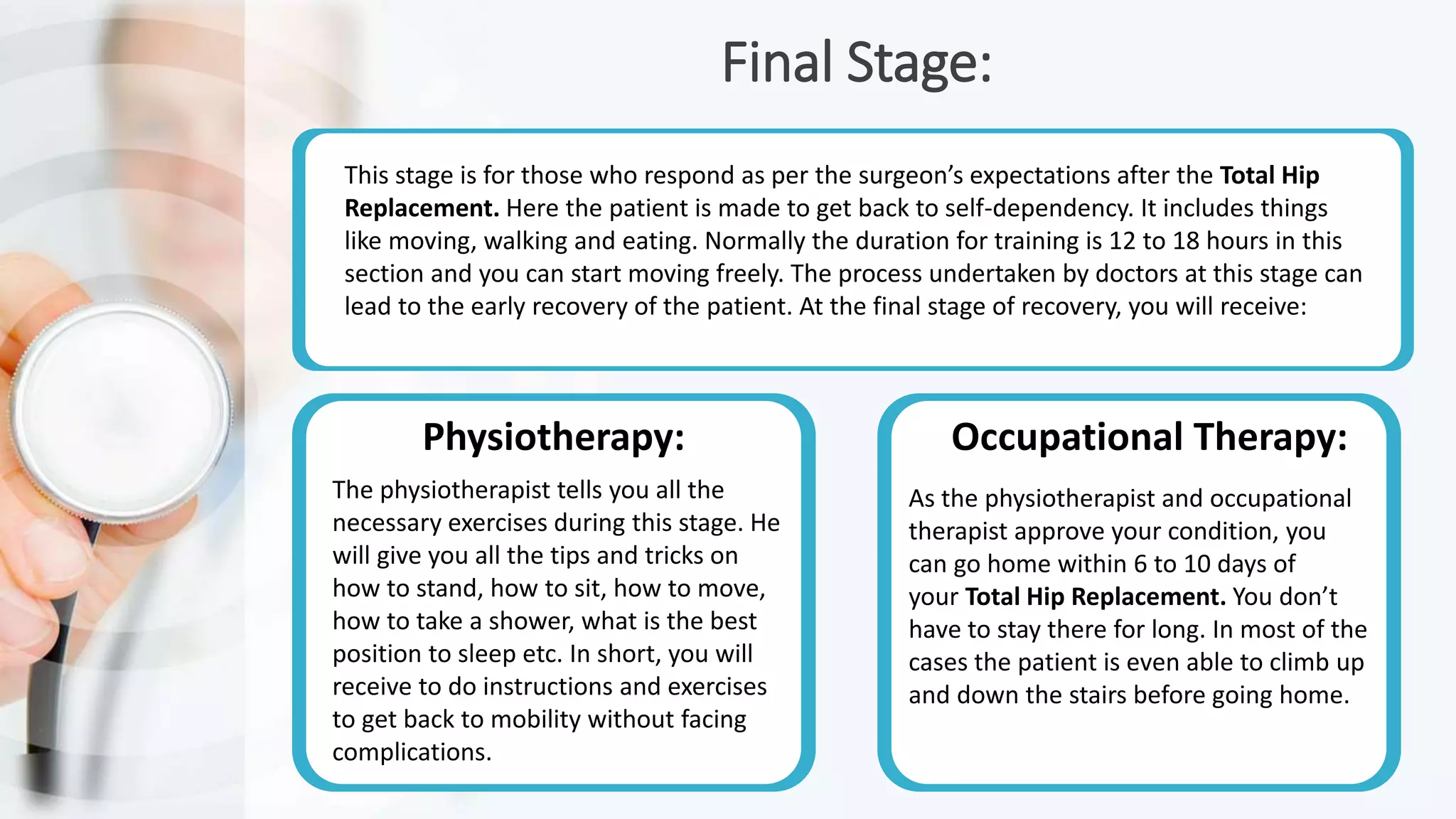 Total Hip Replacement Complications & Surgery Recovery | PPTX