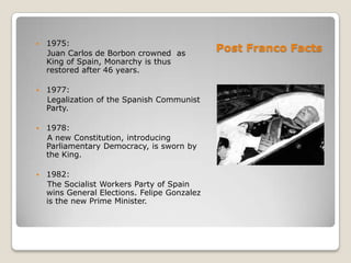 But, in spite of the “miracle”, social and politicalunrest set in…