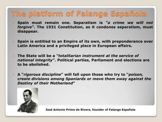 Meanwhile….Francisco Franco pursues a succesfulmilitarycarreer, and seemstostayawayfrompoliticalturmoil.