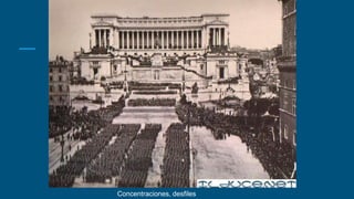 Concentraciones, desfiles
 