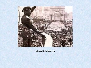 Utilizando métodos violentos e inescrupulosos contra seus opositores, desenvolveram-se, transformando-se no Partido Nacional Fascista.Mussolini organizou em 28 de outubro de 1922, a Marcha sobre Roma, promovendo uma passeata de cerca de 50 mil fascistas em Roma. Pressionado, o rei Vítor Emanuel III encarregou Mussolini de formar um novo governo, em 28 de outubro de 1922.