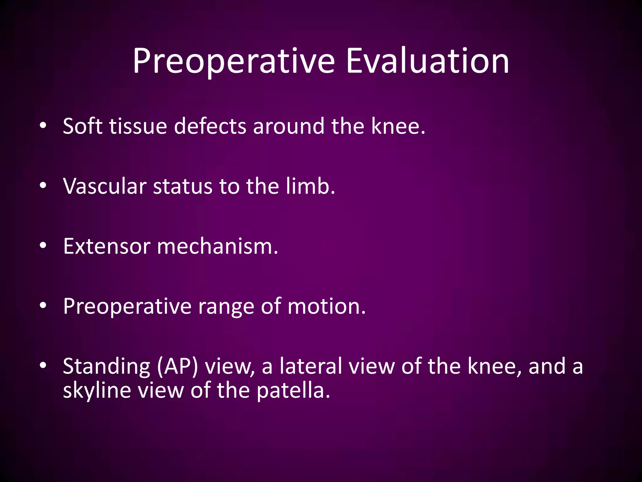 Total knee replacement nursing management