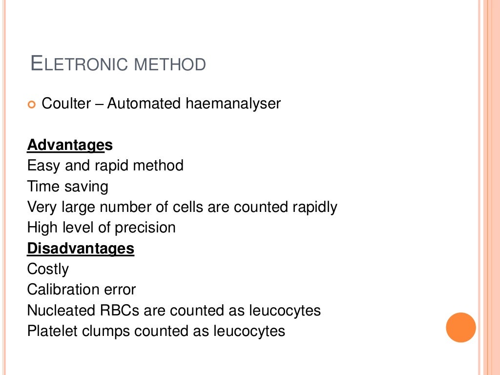 Total leukocyte count TLC