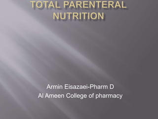 Armin Eisazaei-Pharm D
Al Ameen College of pharmacy
 