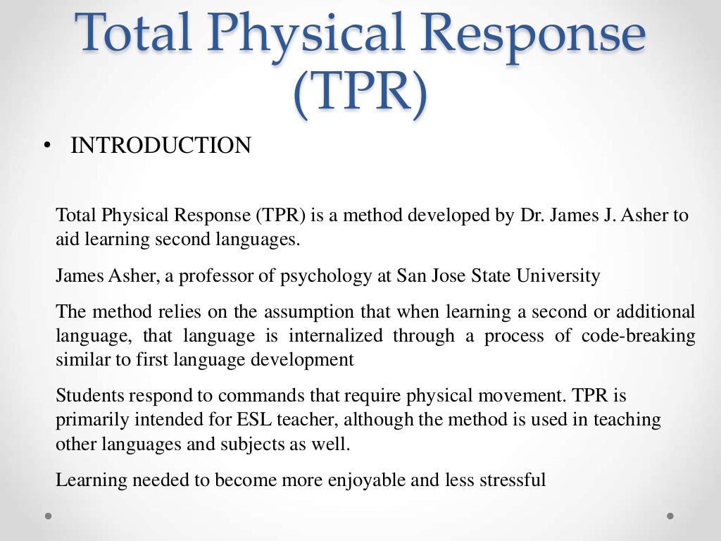 total physical response