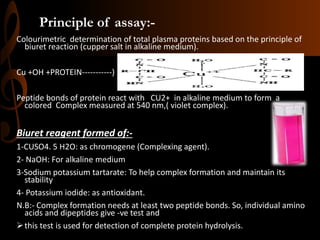 Total plasma protein | PPTX