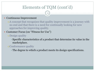 Total Quality Control Example Total quality control | PPTX