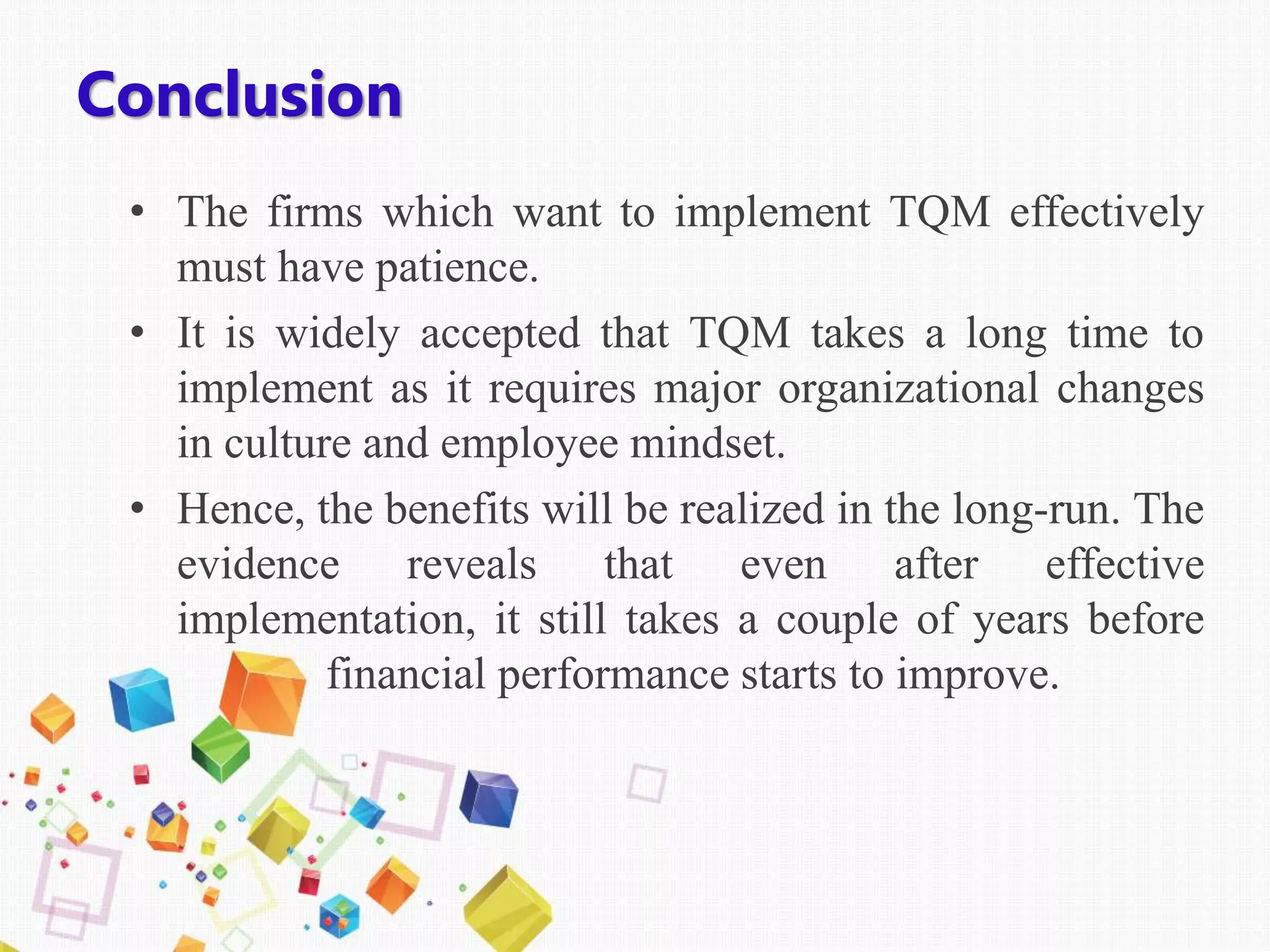 Total quality management | PPTX