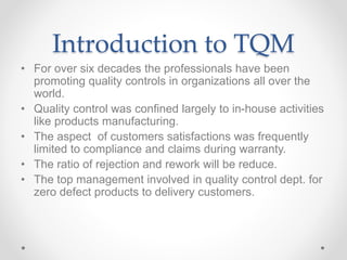 Total quality management | PPTX