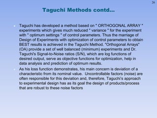 The Taguchi Method Total Quality Management.ppt