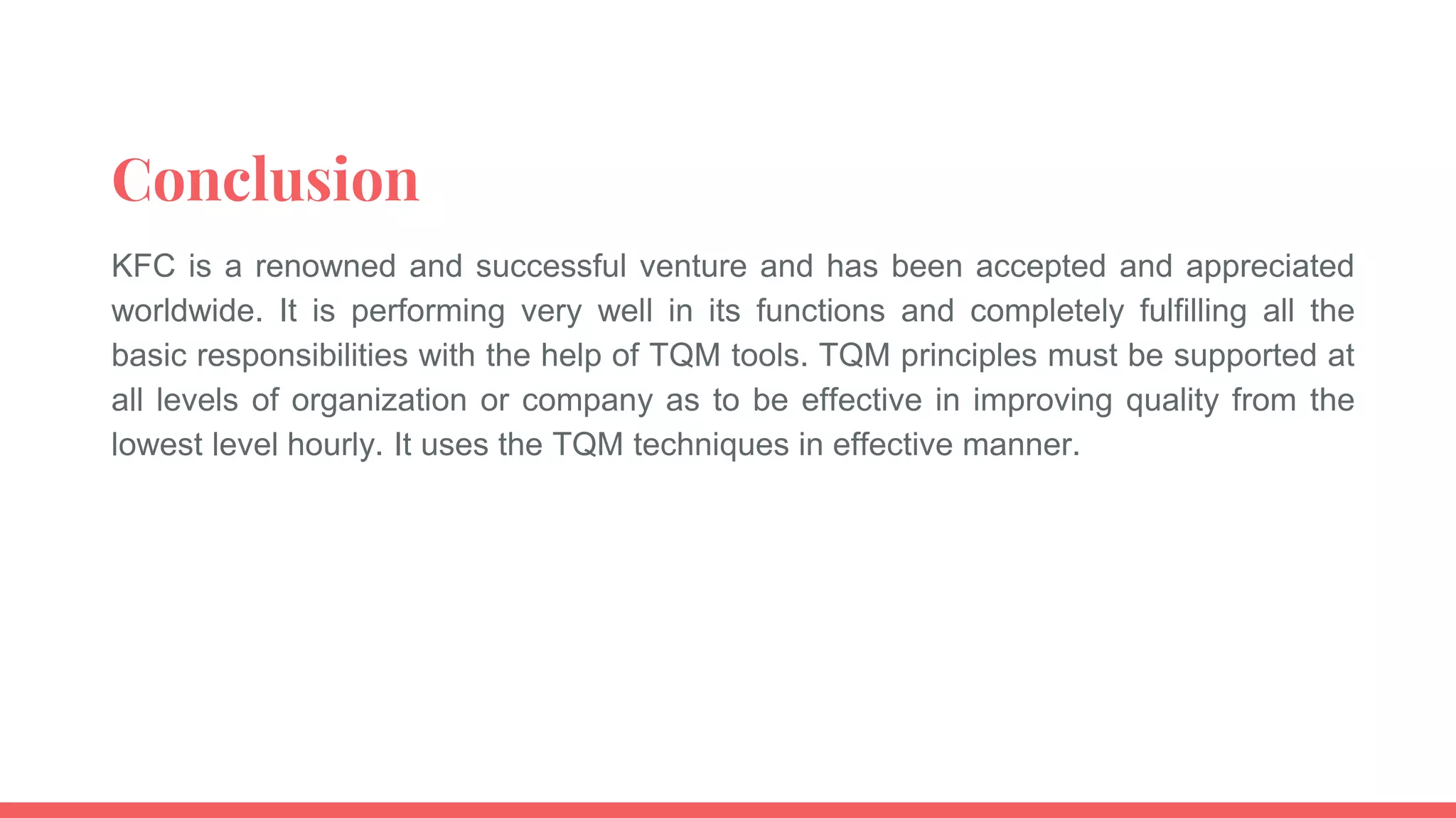 Kfc Risk Management Total Quality Management in Production of KFC.pptx
